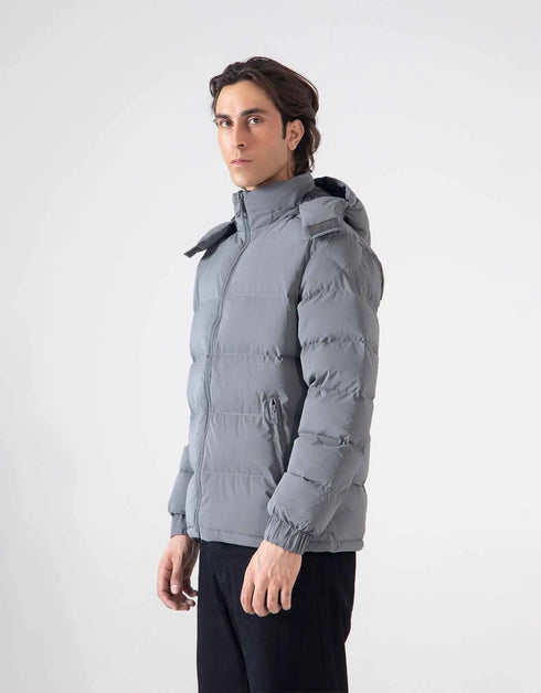 HOODED PUFFER JACKET